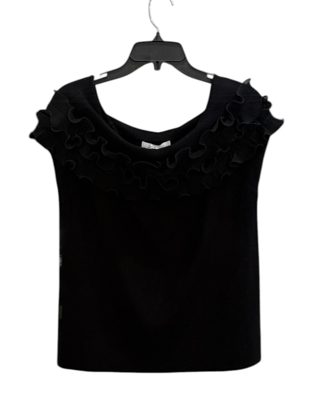 NWT. Siani Milano, black top, size XL.